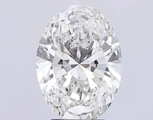 4.01ct Oval Lab Grown Diamond (Colour G, Clarity VVS2, IGI Certified) - AG & CO Jewellery