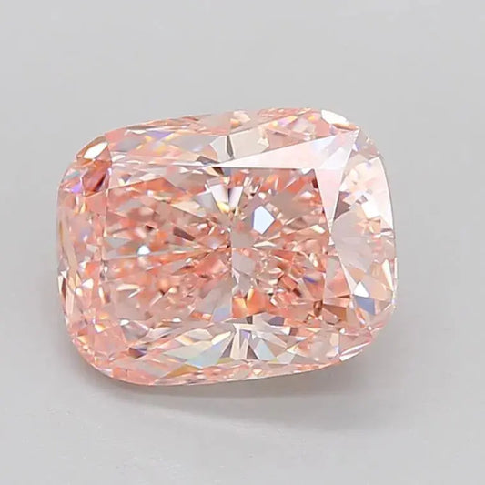 4.01ct Elongated Cushion modified Lab Grown Diamond (Colour Fancy Intense Pink, Clarity VVS2, IGI Certified) - AG & CO Jewellery
