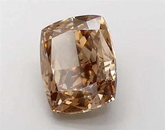 8.70ct Cushion modified Lab Grown Diamond (Colour Fancy Yellow Brown, Clarity VS1, IGI Certified) - AG & CO Jewellery