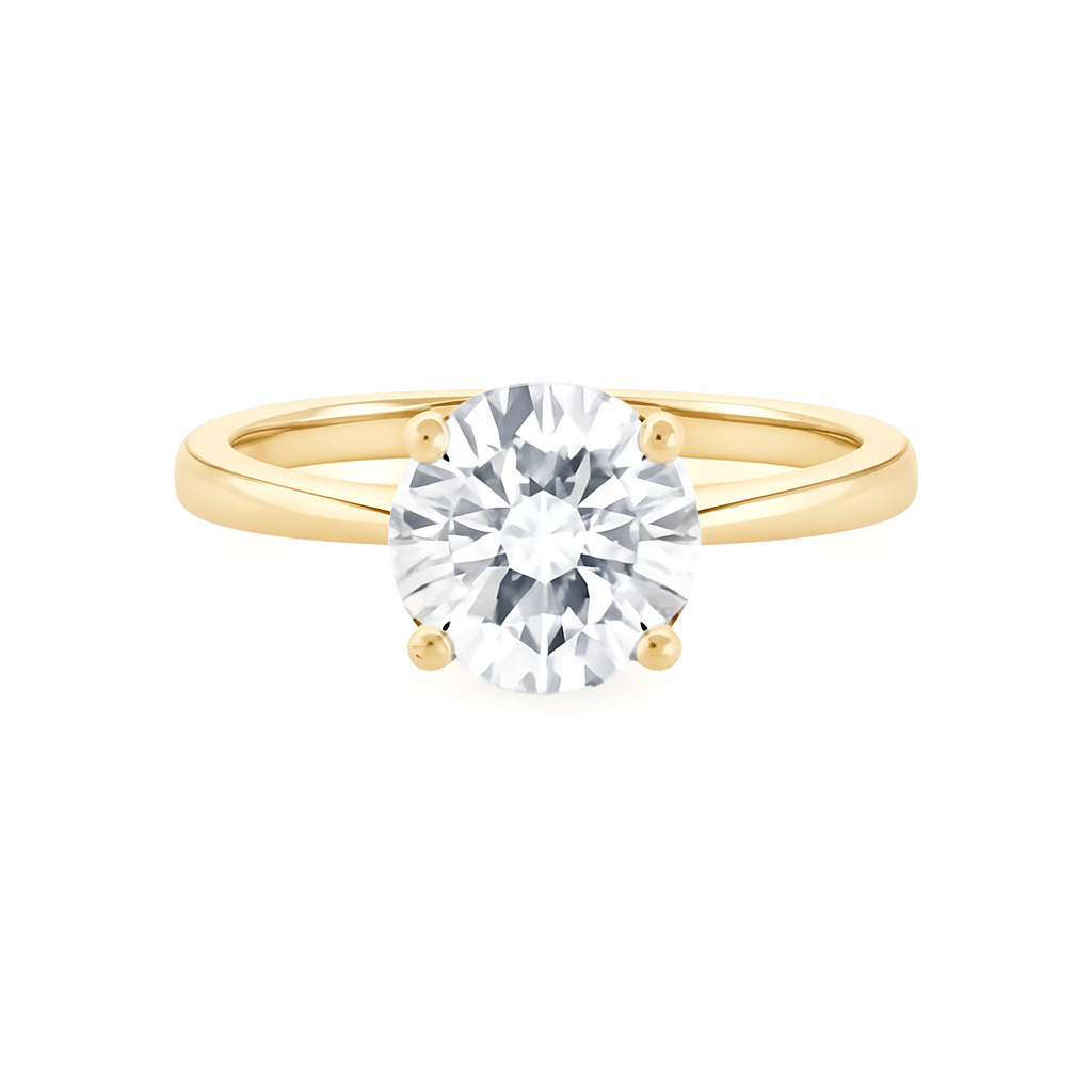 Rosa - Solitaire Cathedral Engagement Ring Setting AG & CO Jewellery
