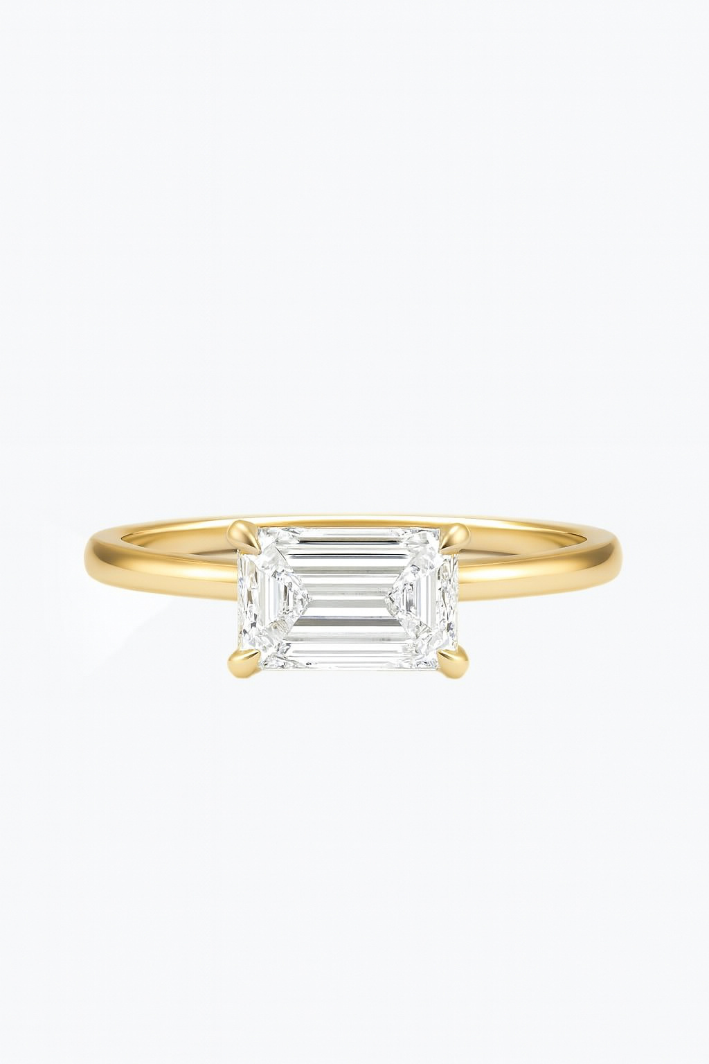HARRIET - East West Emerald Solitaire AG & CO Jewellery