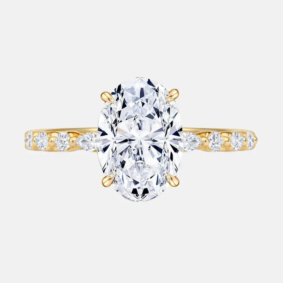 ADELINA Oval With Marquise & Round Band AG & CO Jewellery