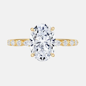 ADELINA Oval with Marquise & Round Band
