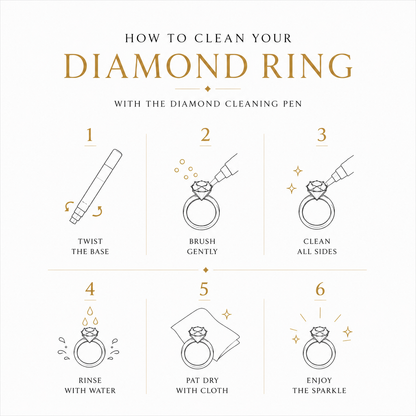 AG & CO Diamond Ring Cleaning Pen Brush AG & CO Jewellery