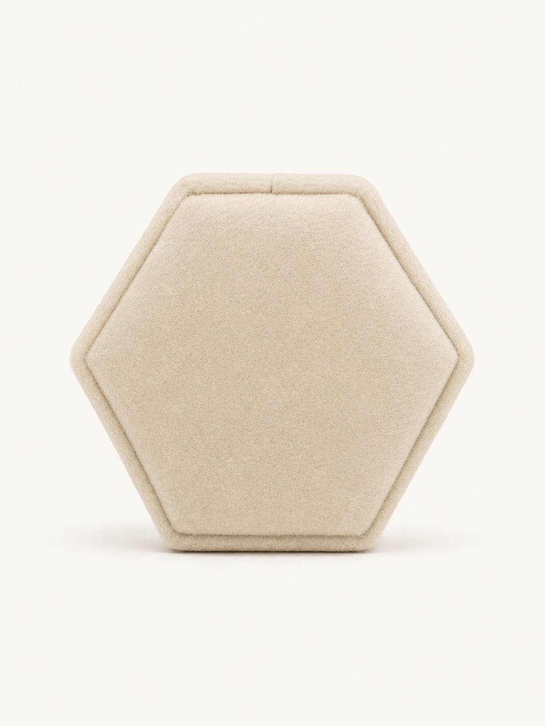 AG & CO Luxury Velvet Pocket Proposal Engagement Ring Box - Beige AG & CO Jewellery