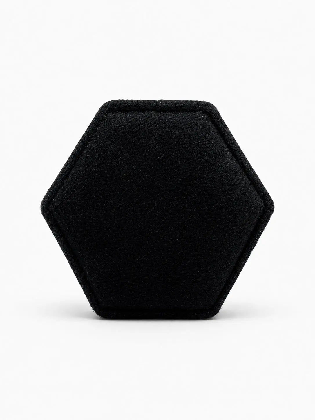 ag & co luxury velvet pocket proposal engagement ring box - midnight black ag & co jewellery