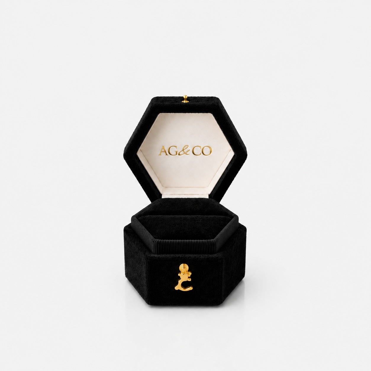 ag & co luxury velvet pocket proposal engagement ring box ag & co jewellery