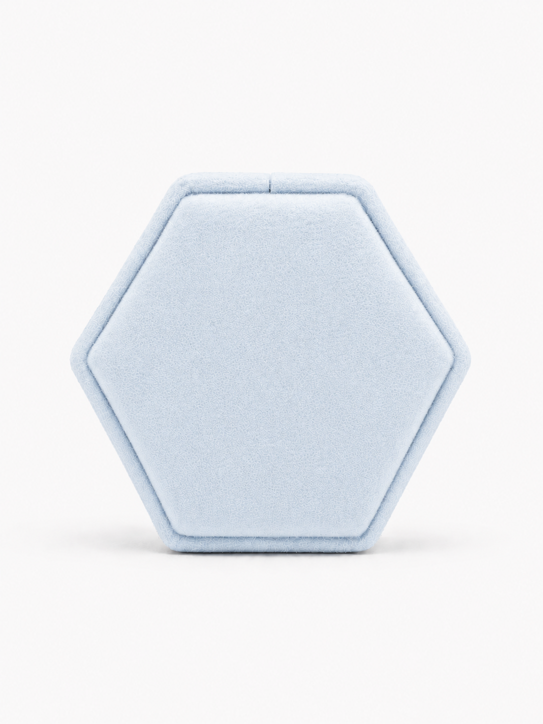 ag & co luxury velvet pocket proposal engagement ring box - powder light blue ag & co jewellery
