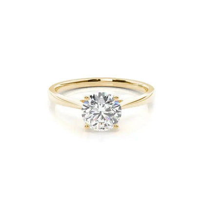 3.00CT Solitaire Lab Grown Diamond Engagement Ring 14K Solid Gold AG & CO Jewellery