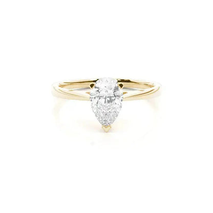 3.00CT Solitaire Lab Grown Diamond Engagement Ring 14K Solid Gold AG & CO Jewellery