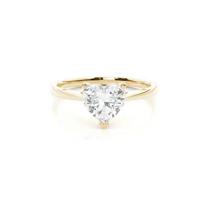 3.00CT Solitaire Lab Grown Diamond Engagement Ring 14K Solid Gold AG & CO Jewellery