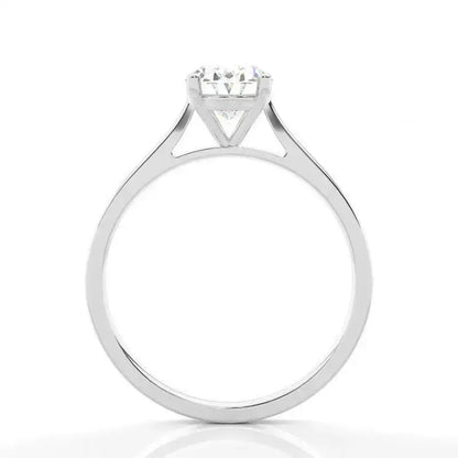 3.00CT Solitaire Lab Grown Diamond Engagement Ring 14K Solid Gold AG & CO Jewellery