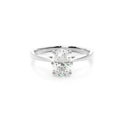 3.00CT Solitaire Lab Grown Diamond Engagement Ring 14K Solid Gold AG & CO Jewellery