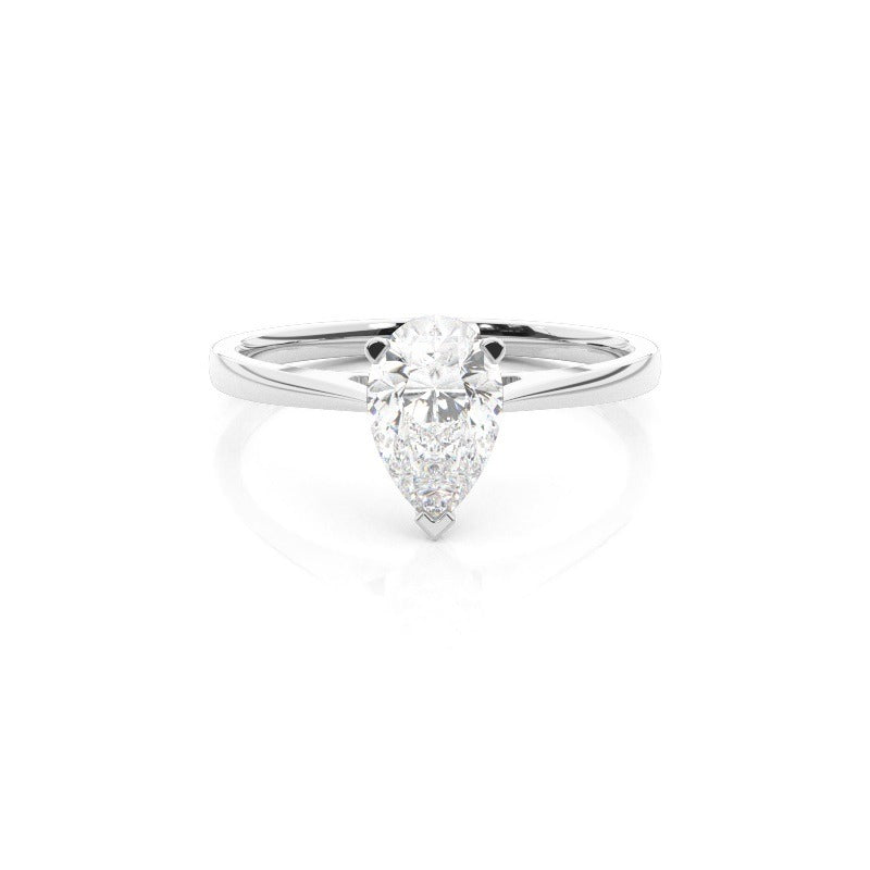 3.00ct solitaire lab grown diamond engagement ring 14k solid gold