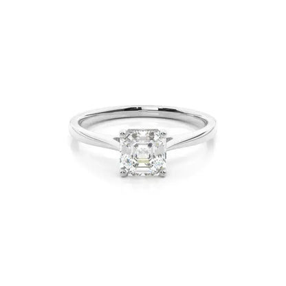 3.00CT Solitaire Lab Grown Diamond Engagement Ring 14K Solid Gold AG & CO Jewellery