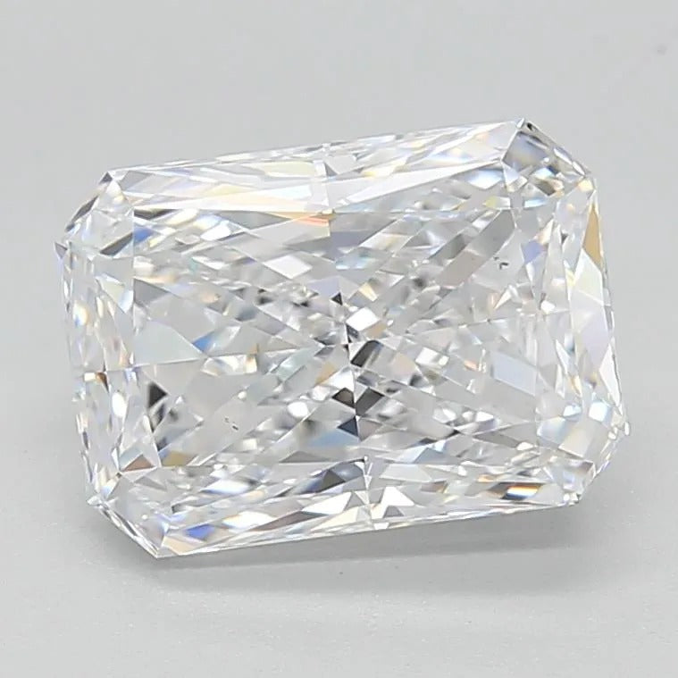2.10 carat radiant lab grown igi certified loose diamond, f color | vvs2 clarity ag & co jewellery