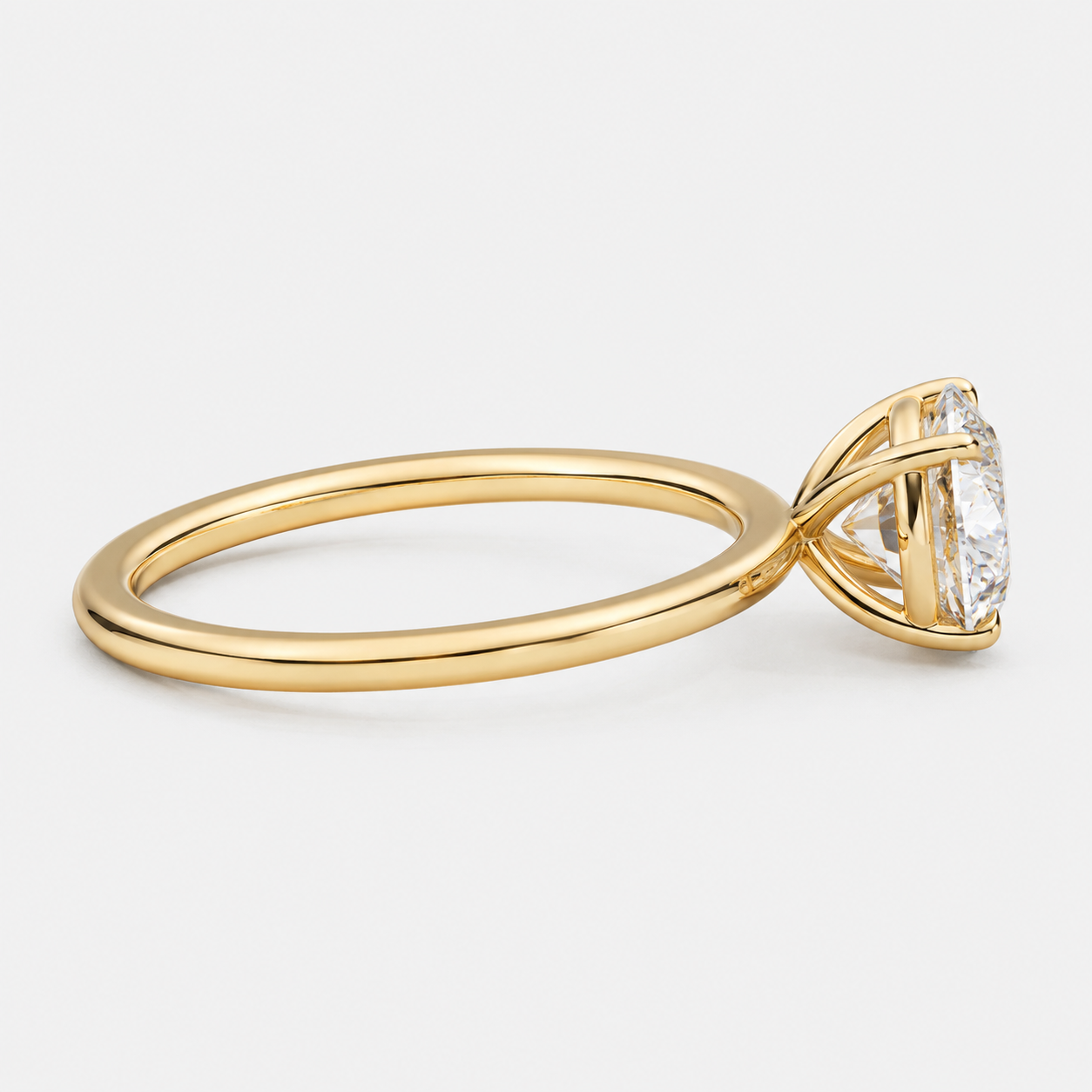 allegra 4-prong round hidden halo solitaire ag & co jewellery