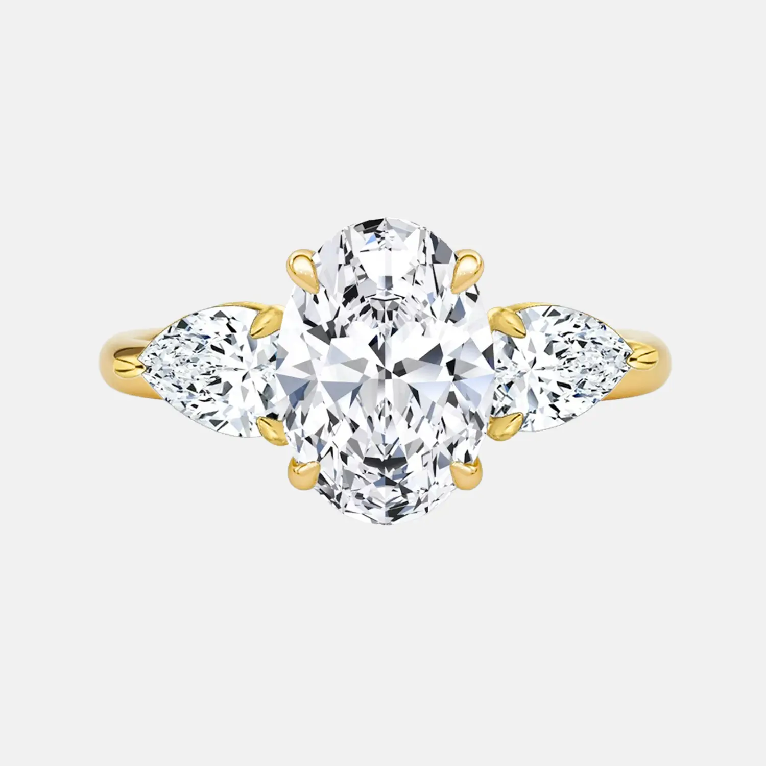 ANGELINA - Oval Pear Trilogy AG & CO Jewellery