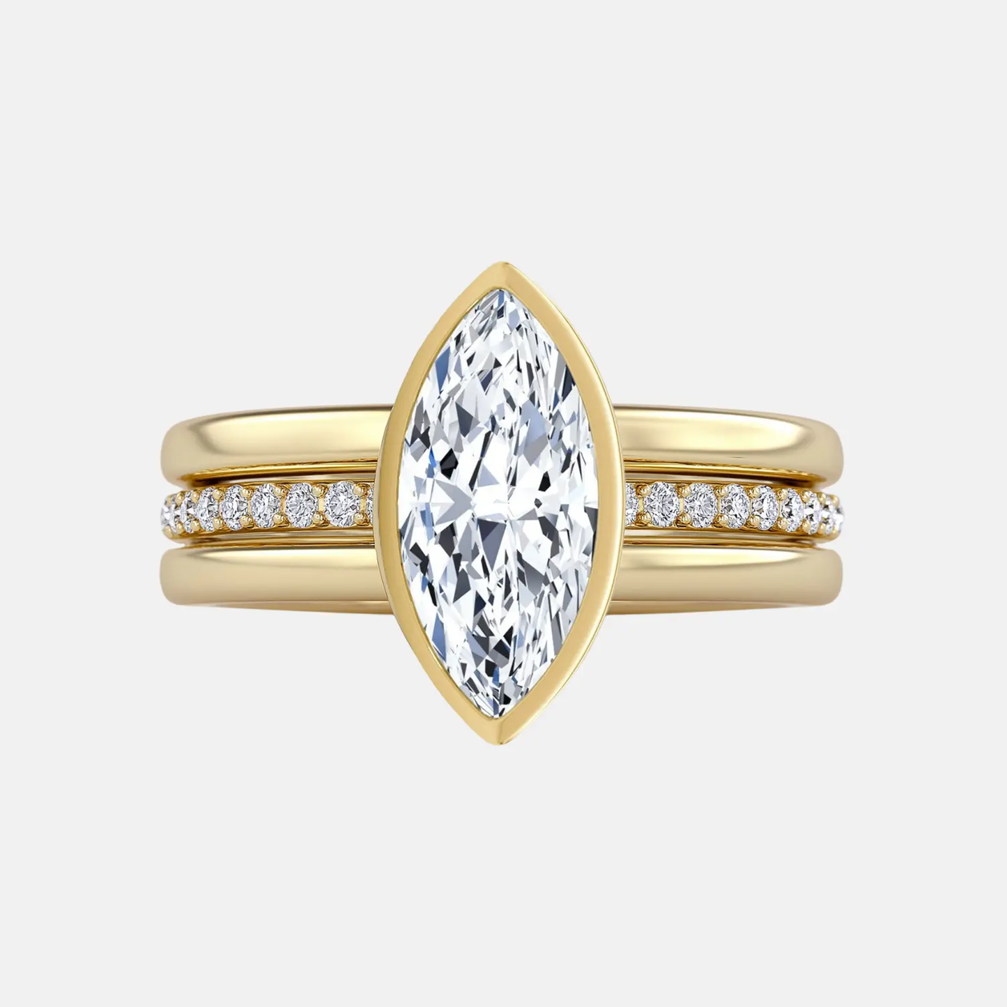 arletha marquise bezel toi et moi engagement ring ag & co jewellery