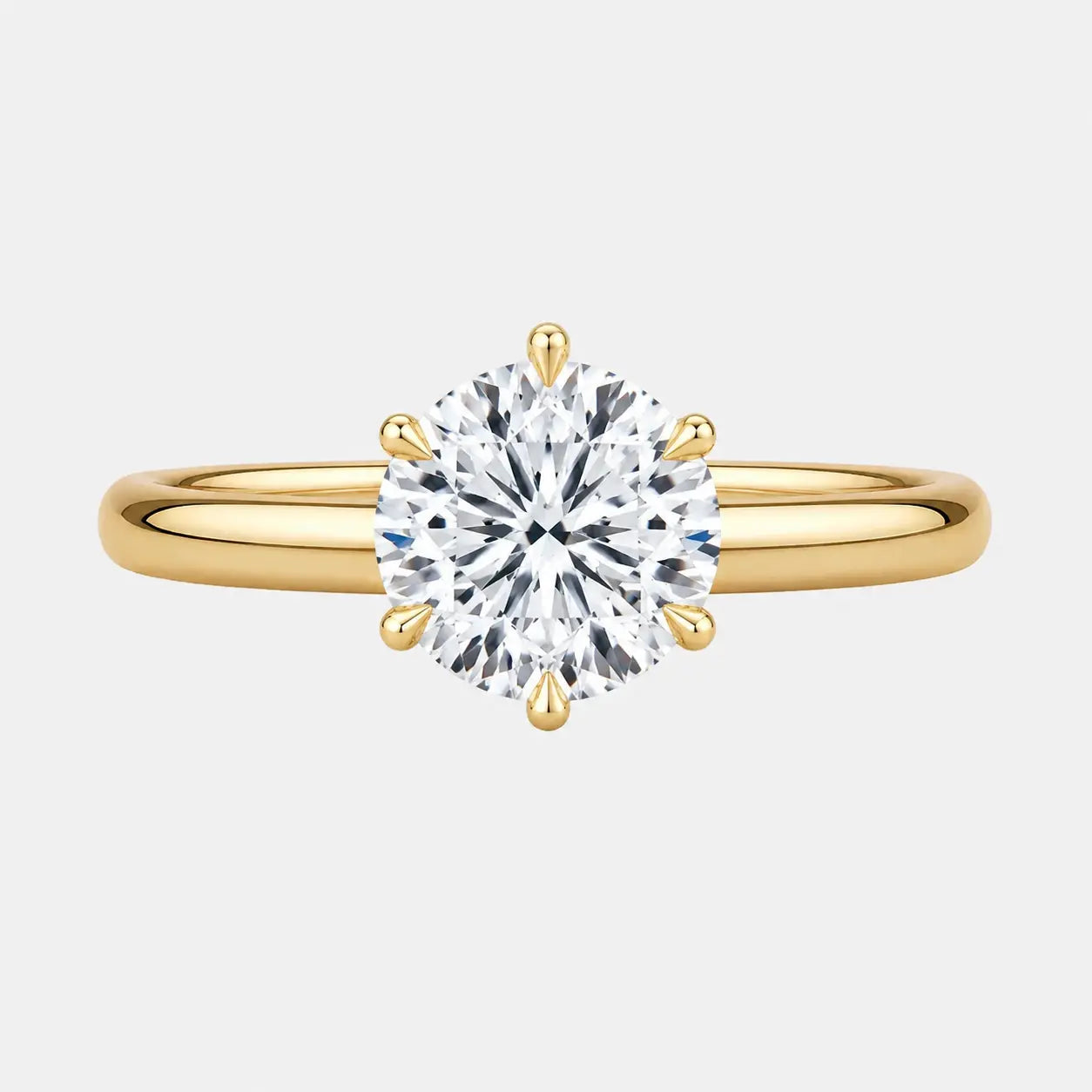 audrey - classic 6-prong solitaire ag & co jewellery