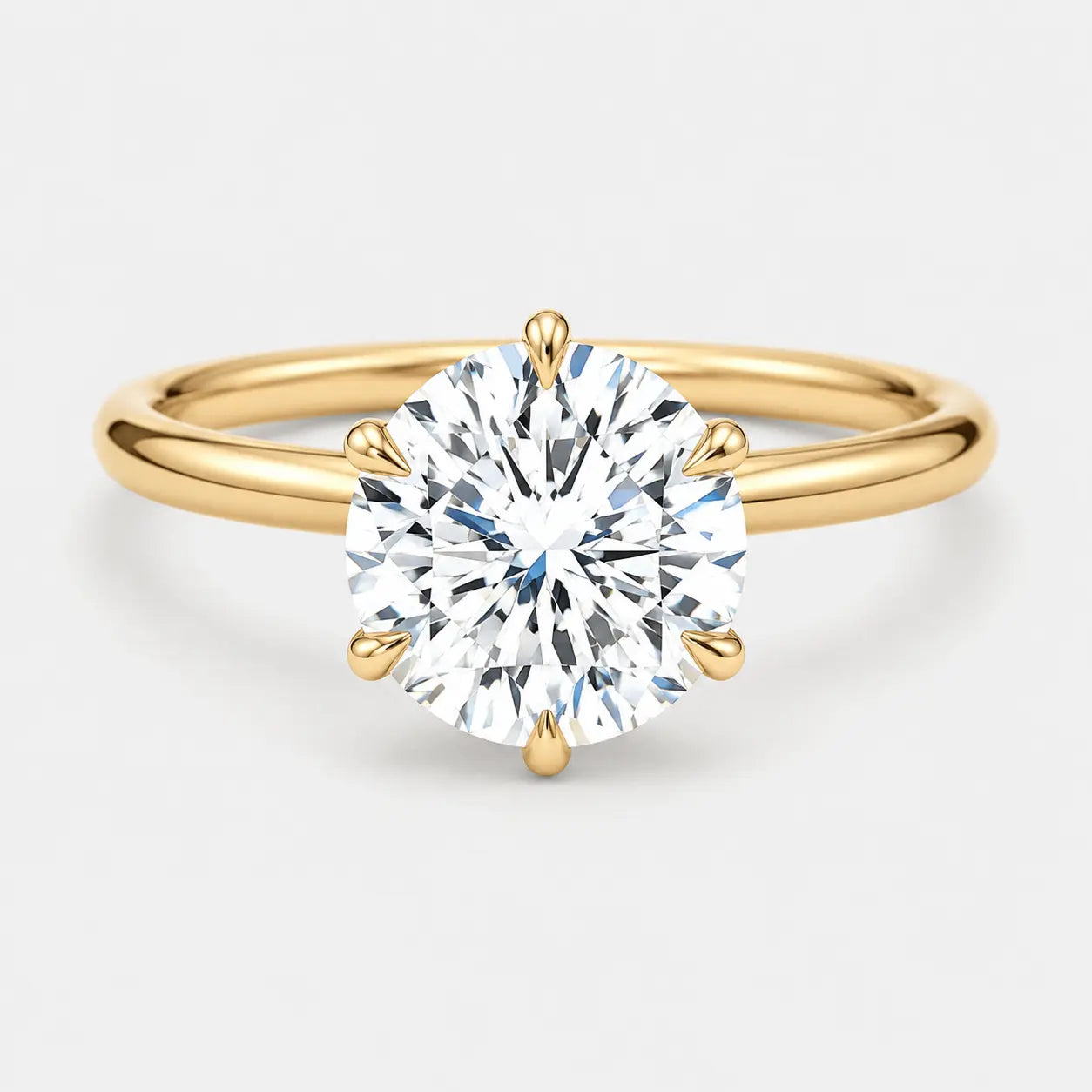 audrey - classic 6-prong solitaire ag & co jewellery