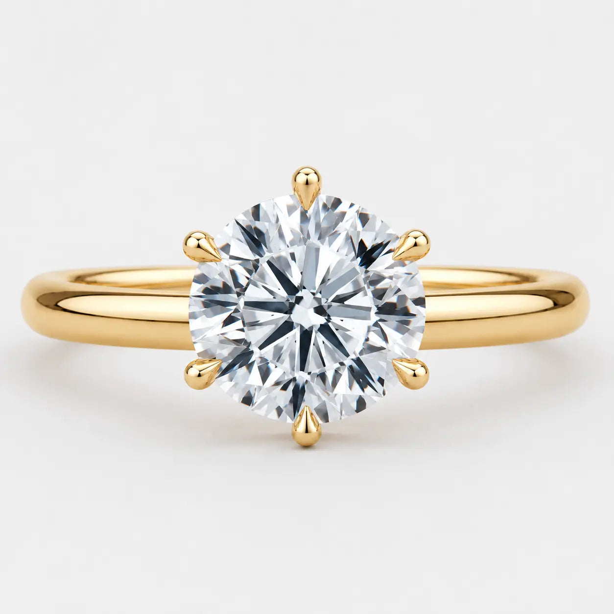audrey - classic 6-prong solitaire ag & co jewellery