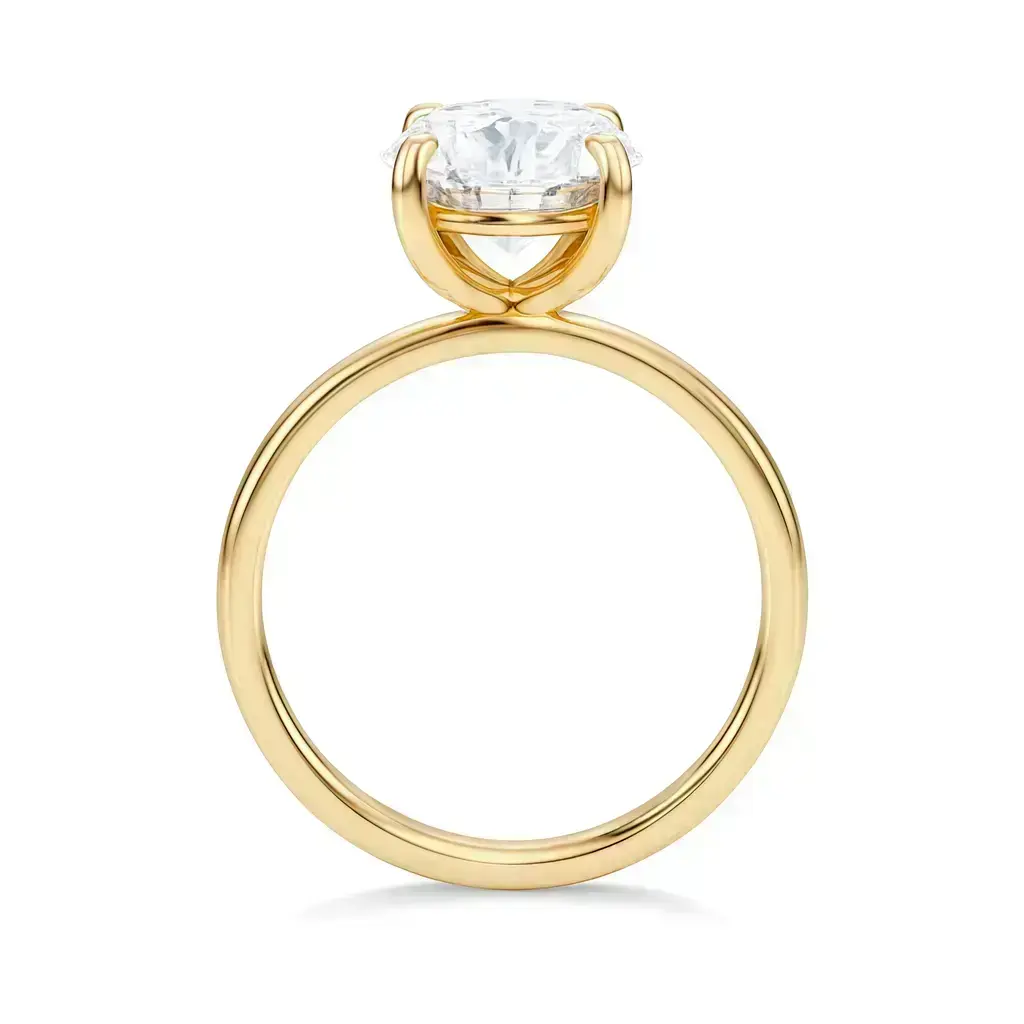 imogen oval solitaire engagement ring ag & co jewellery