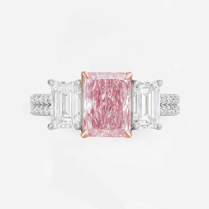 Aurielle – Radiant Pink Trilogy Ring AG & CO Jewellery