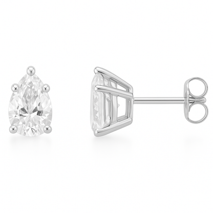 4-Prong Lab Grown Diamond Stud Earrings 0.50-6.00 carat Diamond Studs 14K Solid Gold IGI certified AG & CO Jewellery