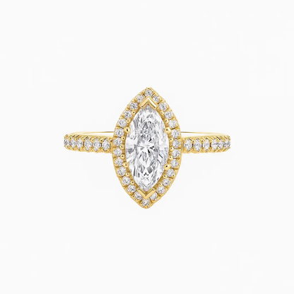 CELESTINE -  Marquise Halo Pavé AG & CO Jewellery