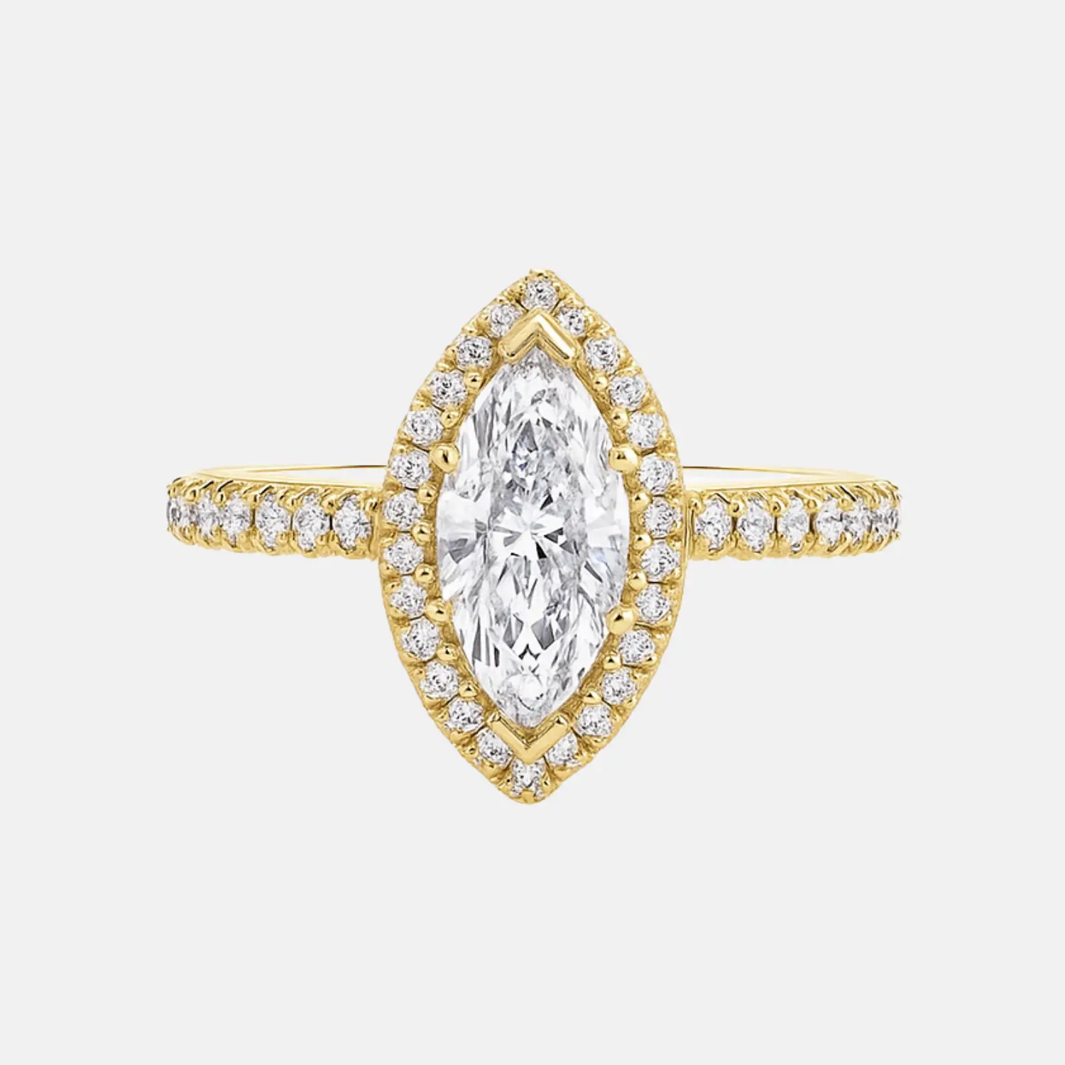 CELESTINE -  Marquise Halo Pavé AG & CO Jewellery