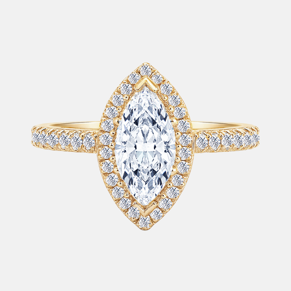 CELESTINE Marquise Halo Pavé AG & CO Jewellery