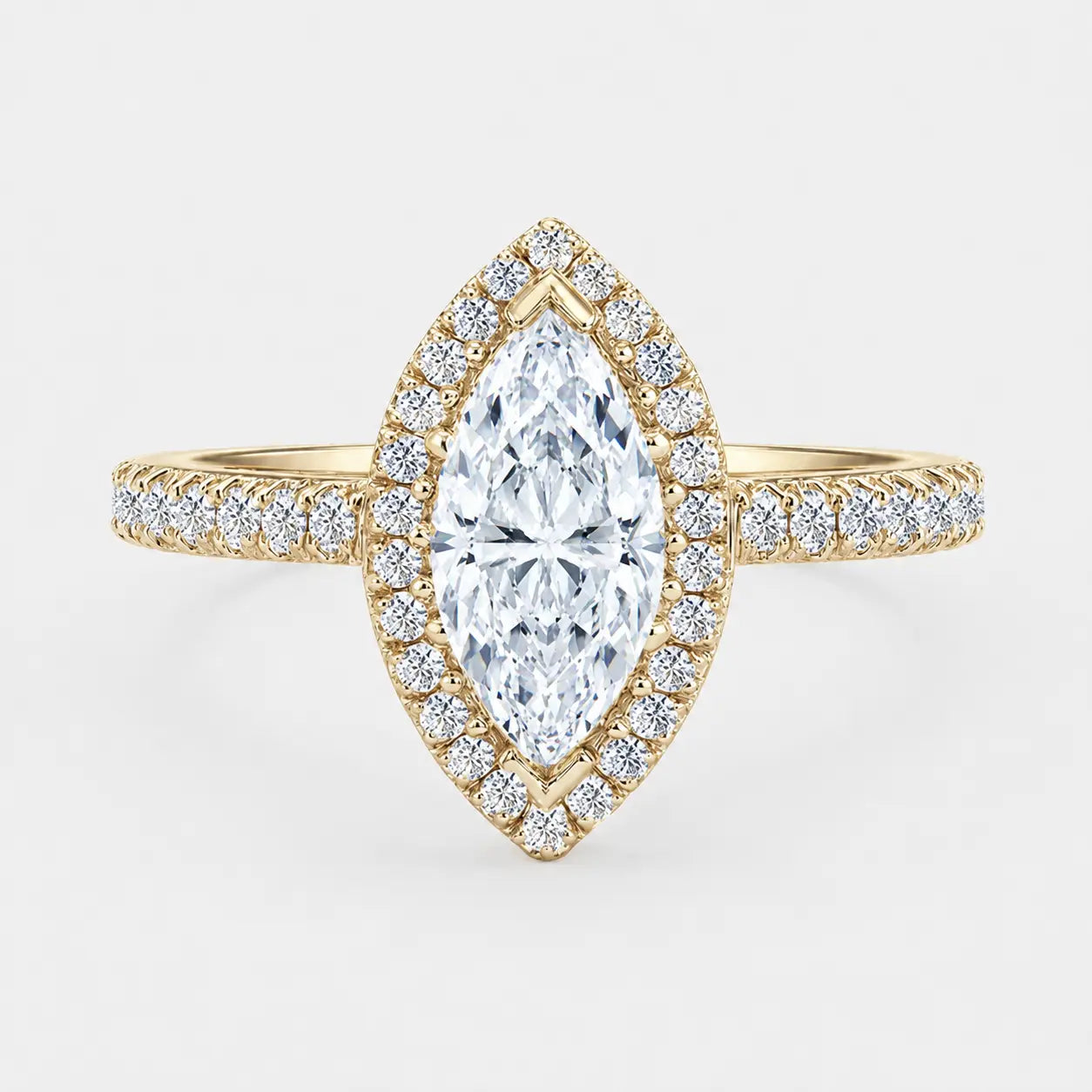 CELESTINE Marquise Halo Pavé AG & CO Jewellery