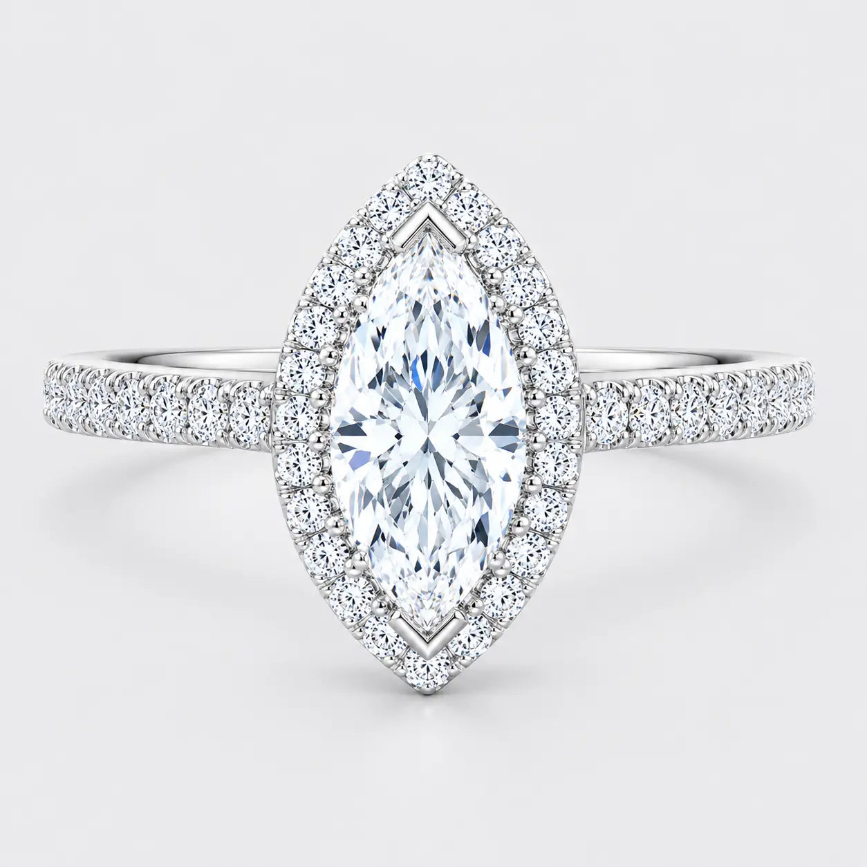 CELESTINE Marquise Halo Pavé AG & CO Jewellery