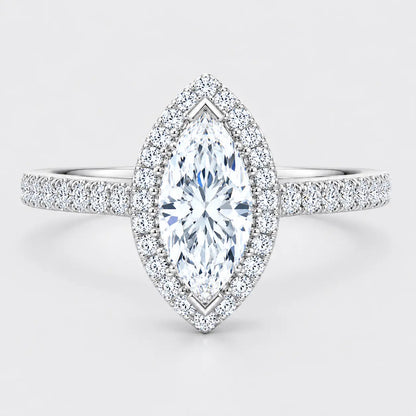 CELESTINE Marquise Halo Pavé AG & CO Jewellery