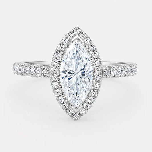 CELESTINE Marquise Halo Pavé AG & CO Jewellery