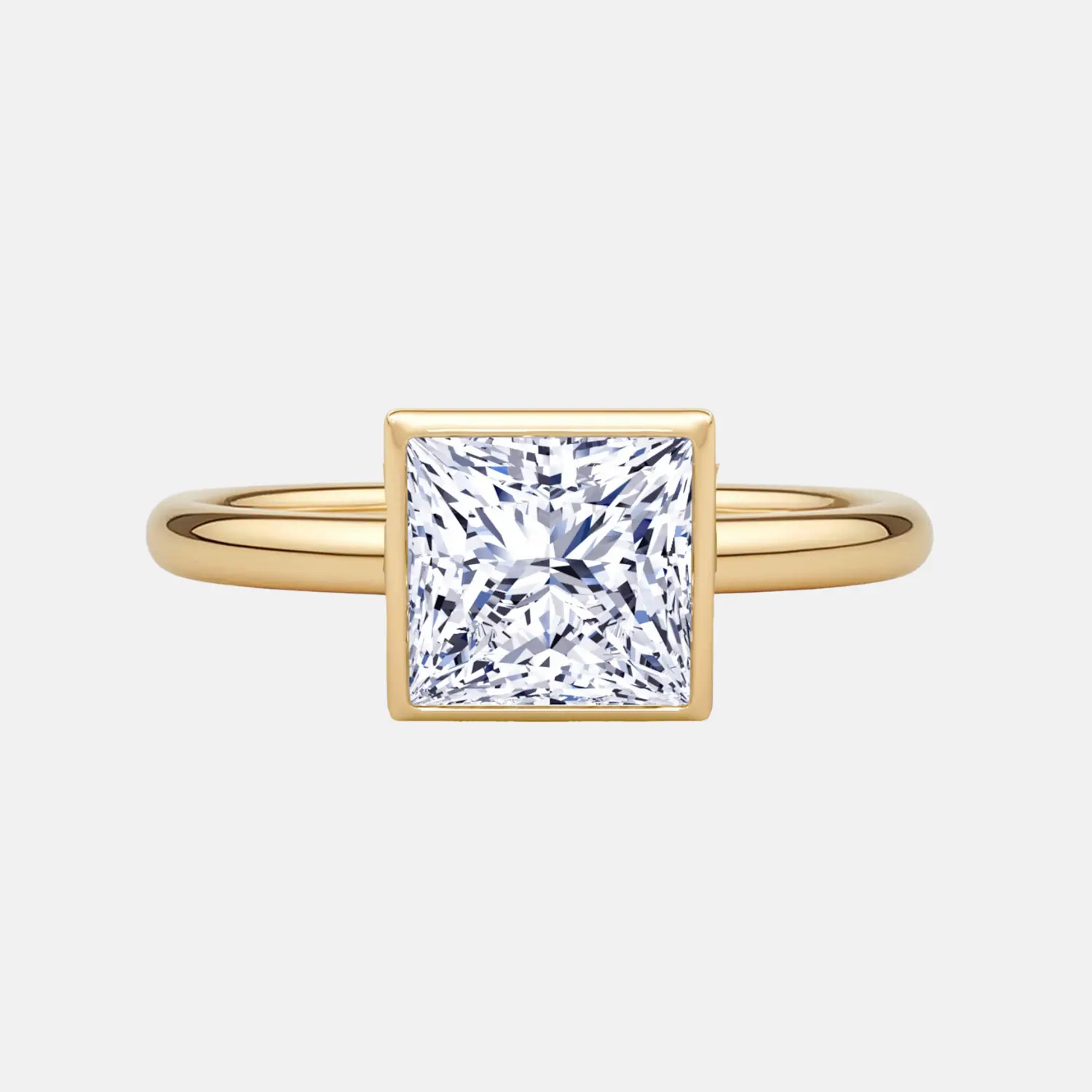 CÉLINE princess bezel solitaire ring AG & CO Jewellery