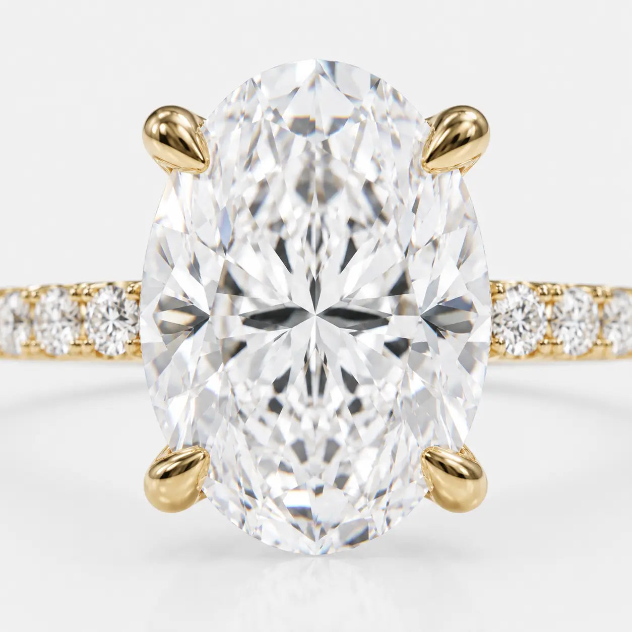 charlie oval hidden halo pavé ag & co jewellery