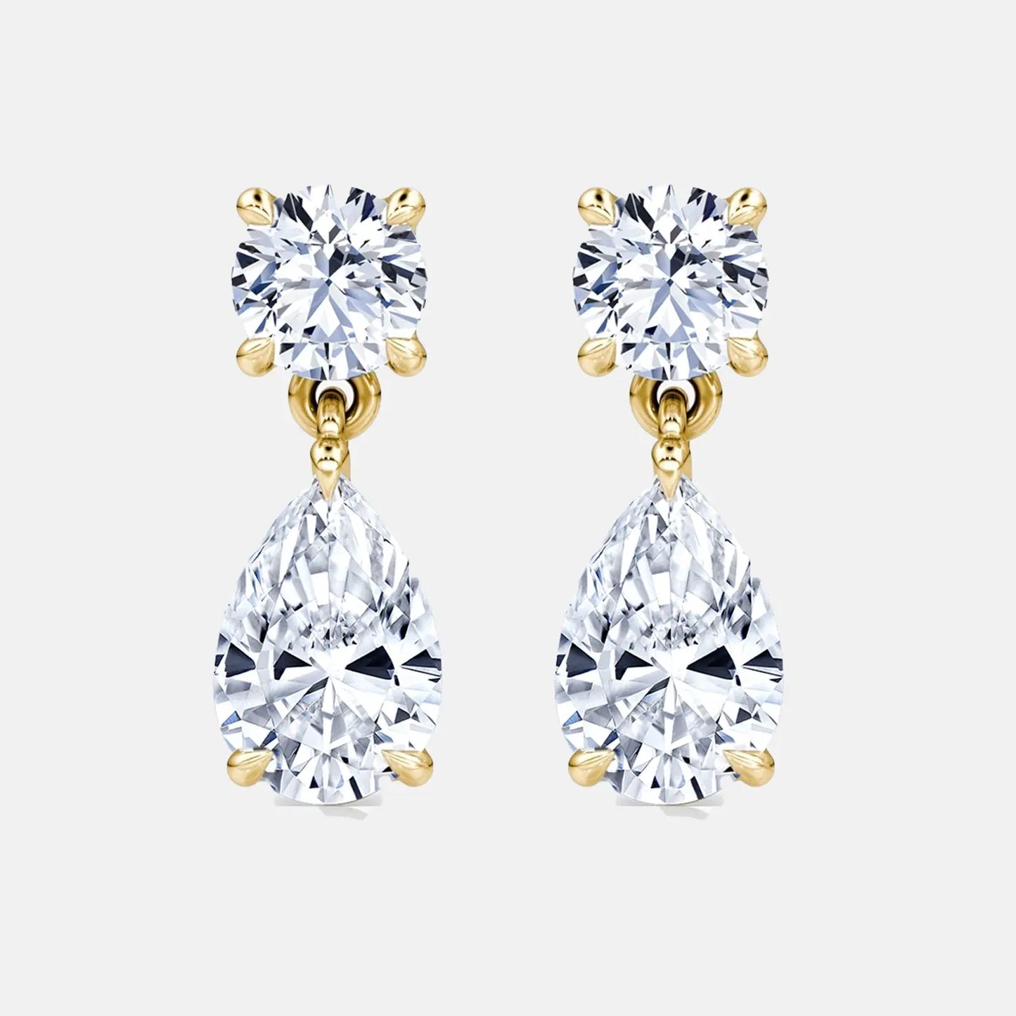 drop round pear earrings ag & co jewellery