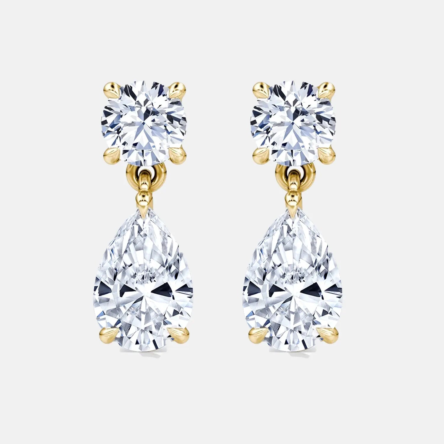 DROP ROUND PEAR EARRINGS AG & CO Jewellery