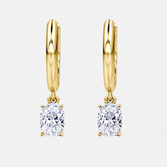 EARRINGS 19 ELONGATED CUSHION AG & CO Jewellery