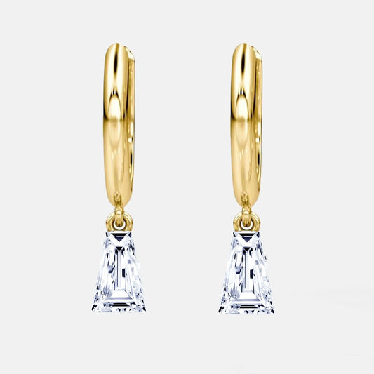 EARRINGS 20 TAPERED BAGUETTES AG & CO Jewellery