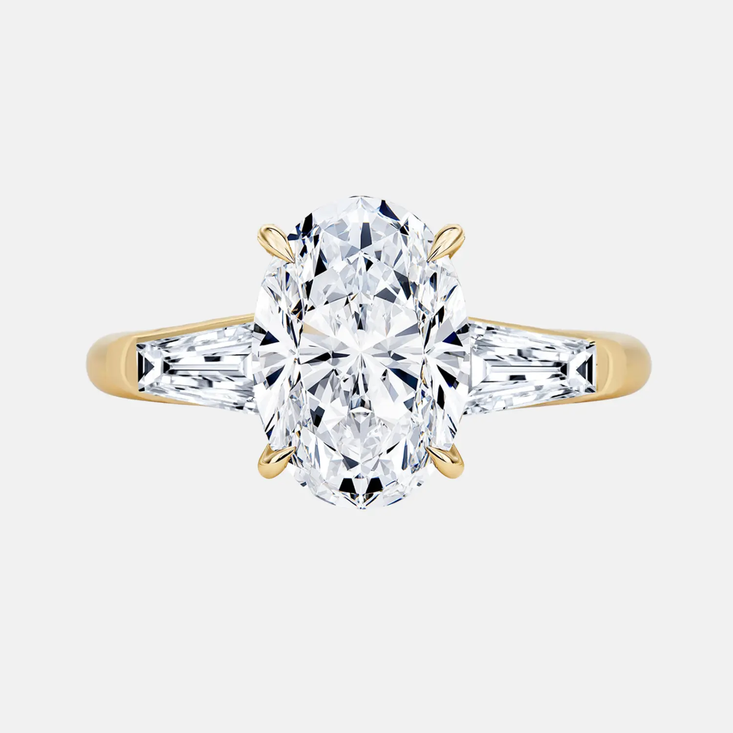 elayne oval trilogy engagement ring ag & co jewellery