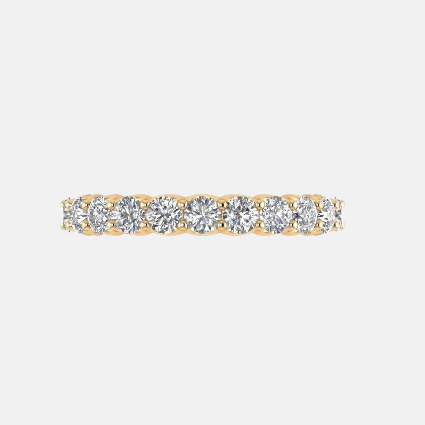 ella — round brilliant lab-grown diamond wedding band ag & co jewellery