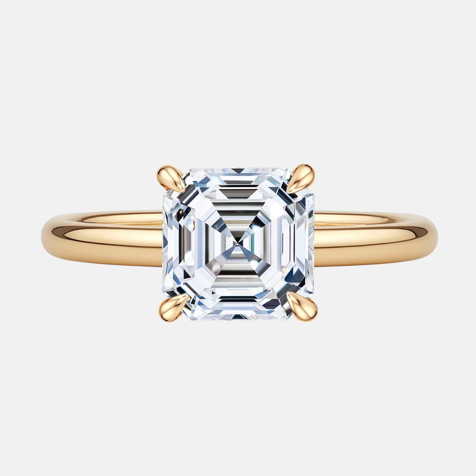 ELUNARA Asscher Solitaire