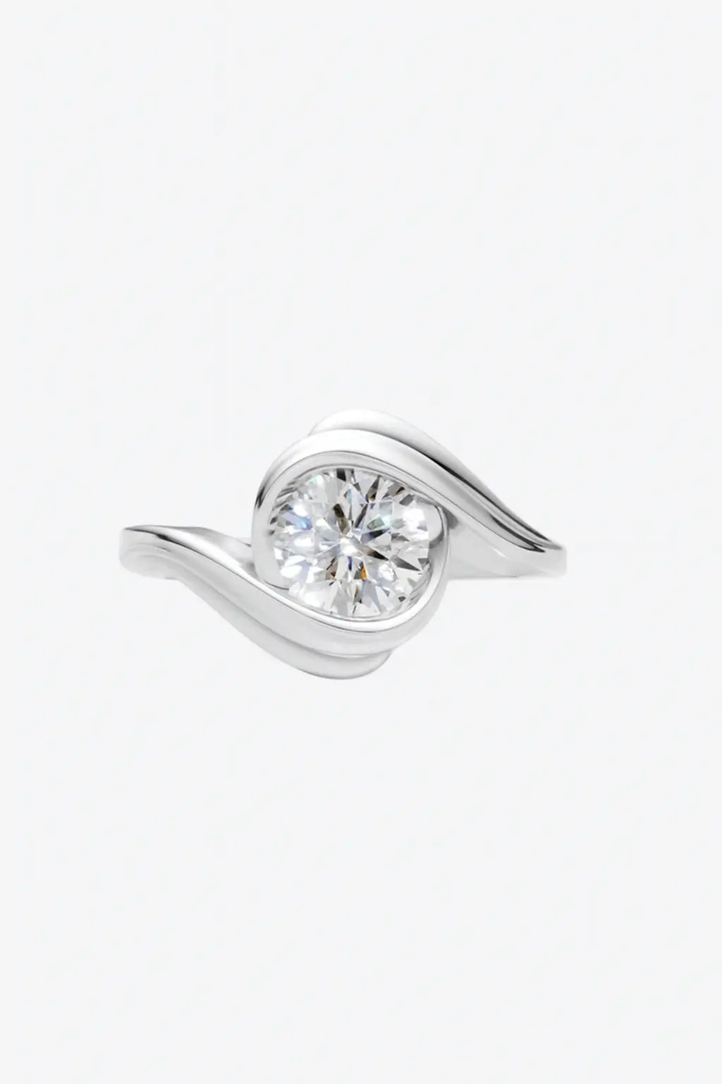 ELYSIA -  Sculptural Bypass Diamond Ring AG & CO Jewellery