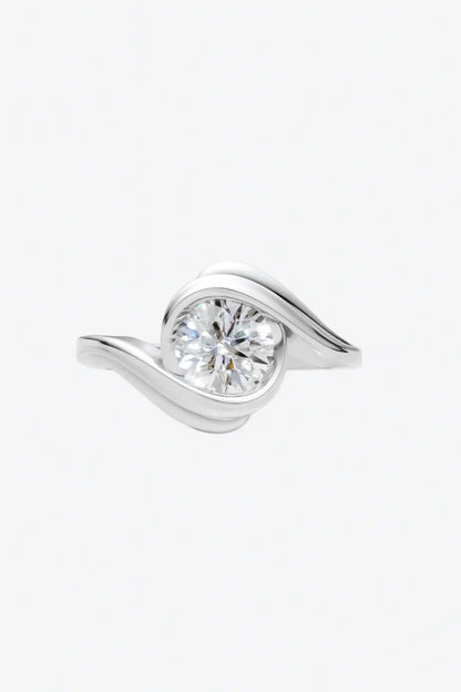 ELYSIA -  Sculptural Bypass Diamond Ring AG & CO Jewellery
