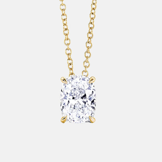 HARIETT — Elongated Cushion Diamond Pendant Necklace AG & CO Jewellery