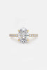 Oval / 14K Yellow Gold
