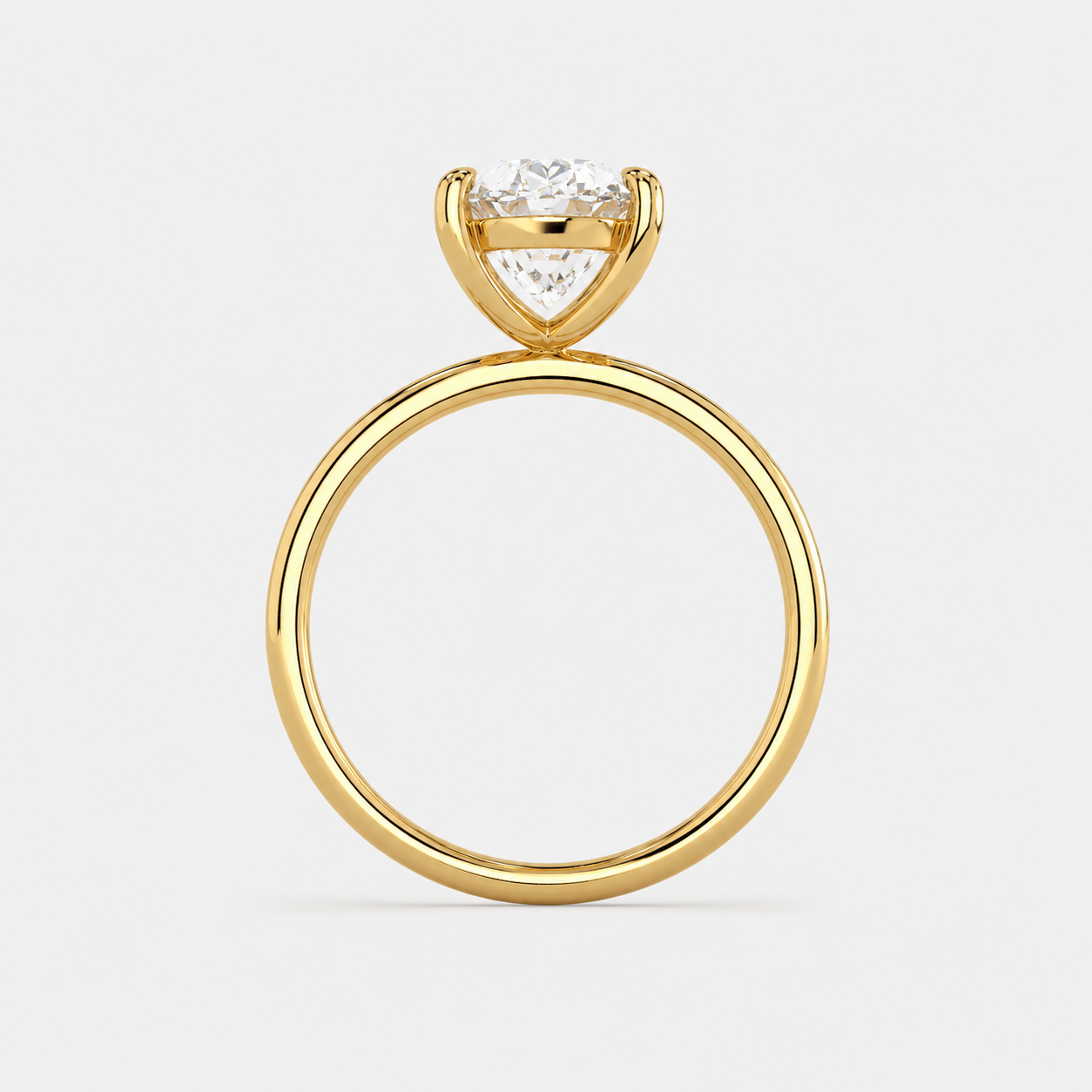 IMOGEN Classic Oval Solitaire AG & CO Jewellery